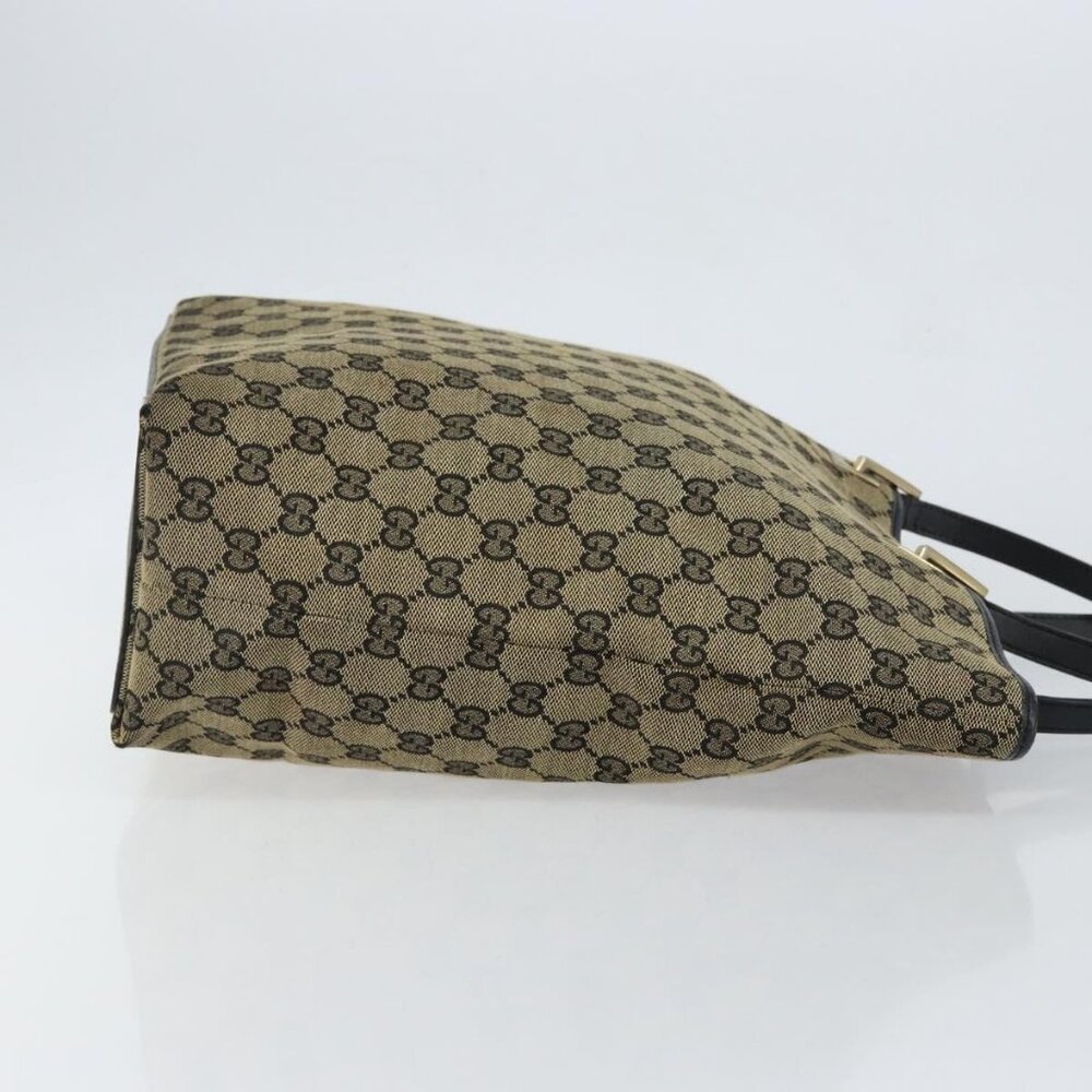 GUCCI GG Canvas Tote Bag Navy Gold 002 1098 3444 Auth ep11540 - Picture 4 of 16